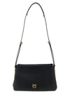 PINKO Black Calfskin Crossbody Bag