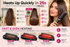 2-in-1 Heated Hair Straightening Brush.