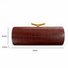 Crocodile-pattern Baguette Style fashionable shoulder And crossbody Bag