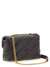 PINKO Love Puff Quilted Lamb Leather Shoulder Bag