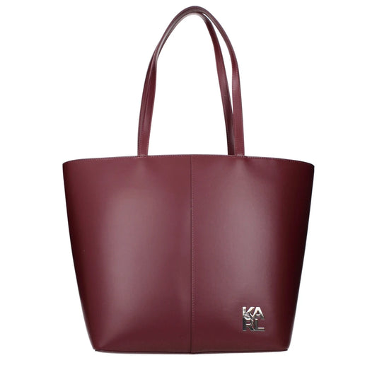 Karl Lagerfeld Red Polyurethane Shoulder Bag