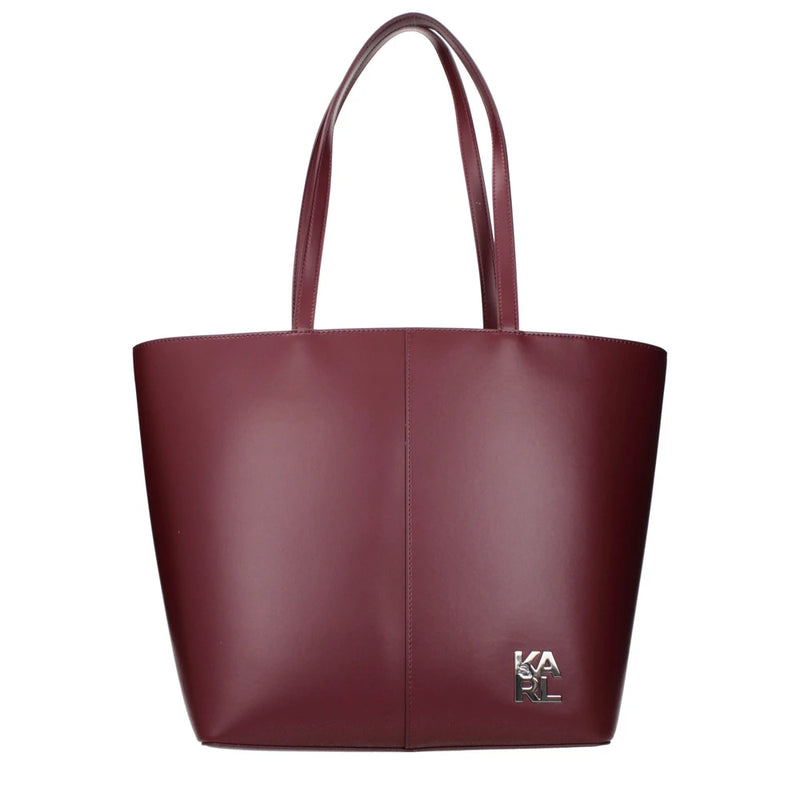 Karl Lagerfeld Red Polyurethane Shoulder Bag