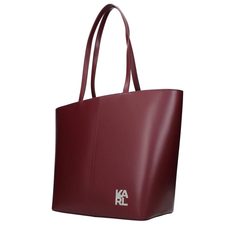 Karl Lagerfeld Red Polyurethane Shoulder Bag