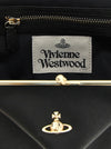 Vivienne Westwood Black Leather Granny Frame Handbag