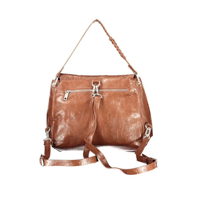 Desigual Brown Paisley Shoulder Bag