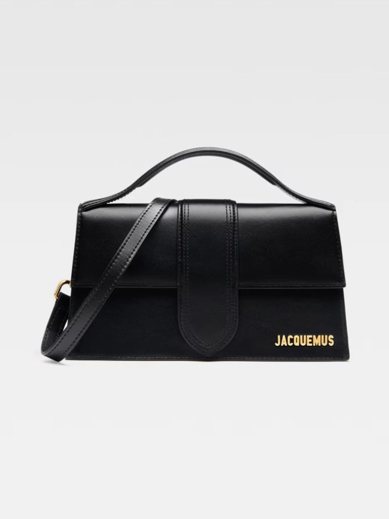 Jacquemus Le Grand Bambino Black Leather Handbag