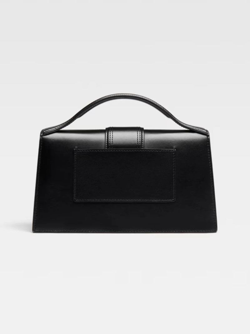 Jacquemus Le Grand Bambino Black Leather Handbag