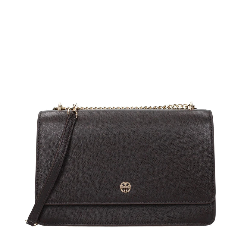 Tory Burch Brown Leather Crossbody Bag