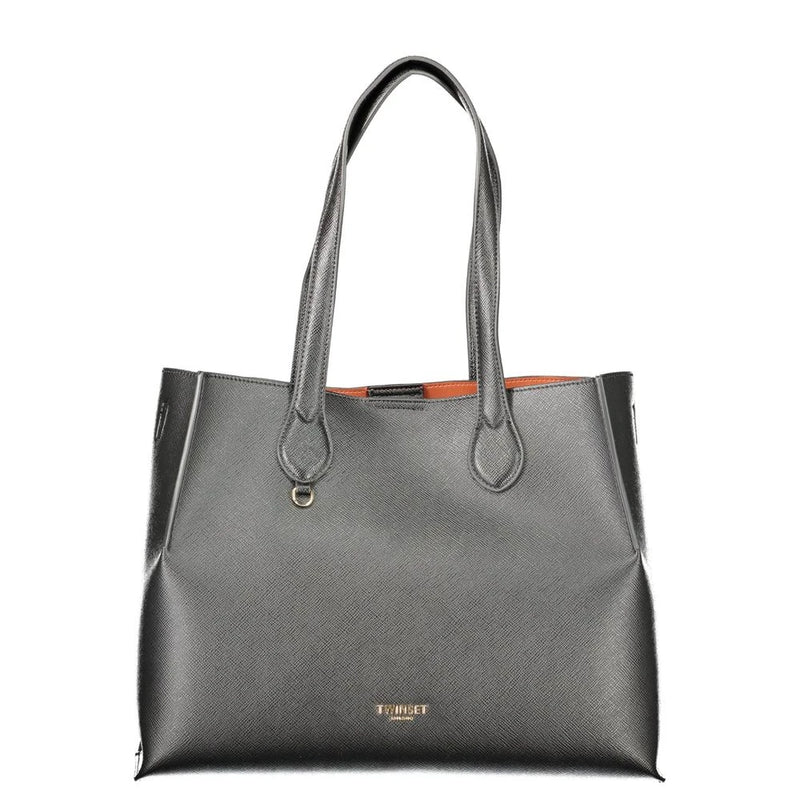 TWINSET BLACK TOTE BAG