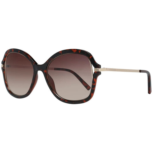 GUESS Brown Butterfly Sunglasses