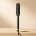 2-in-1 Heated Hair Straightening Brush.