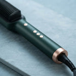 2-in-1 Heated Hair Straightening Brush.
