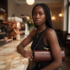 Crocodile-pattern Baguette Style fashionable shoulder And crossbody Bag
