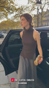 Crocodile-pattern Baguette Style fashionable shoulder And crossbody Bag